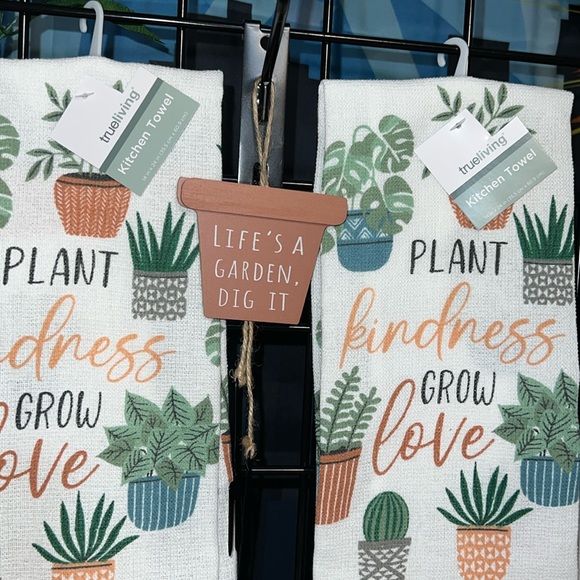 New Trueliving 8Pcs Set of Plant Lady Kitchen Towels, Sign, Shout Out, Bud Vase - Picture 7 of 8